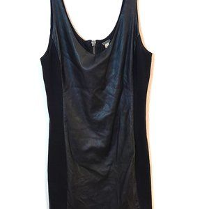 Free People Black Leather Dress. Small. Preowned. Minimal wear.